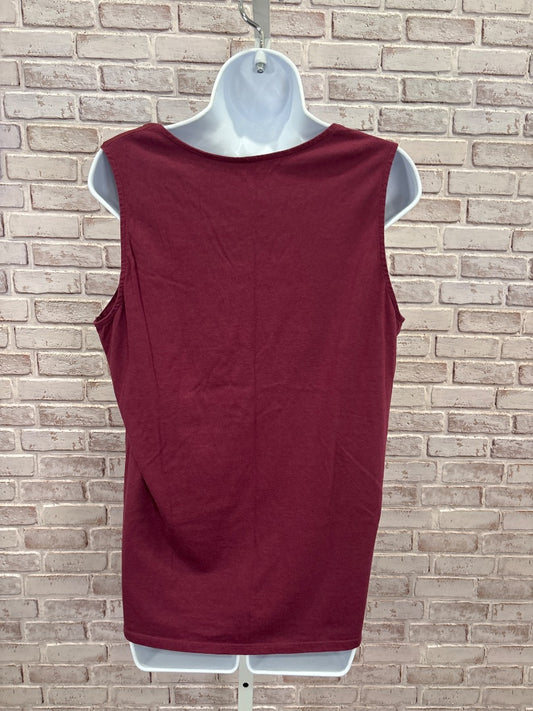 Coldwater Creek Shirt, Maroon, Large, Used - Good