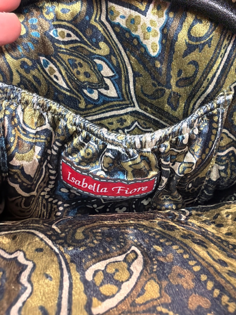 Isabella Fiore Clutch, Black/white/pink, One Size, Used - Excellent