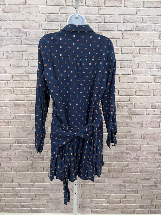 10 Crosby Derek Lam Dress, Navy multi, 12, Used - Good