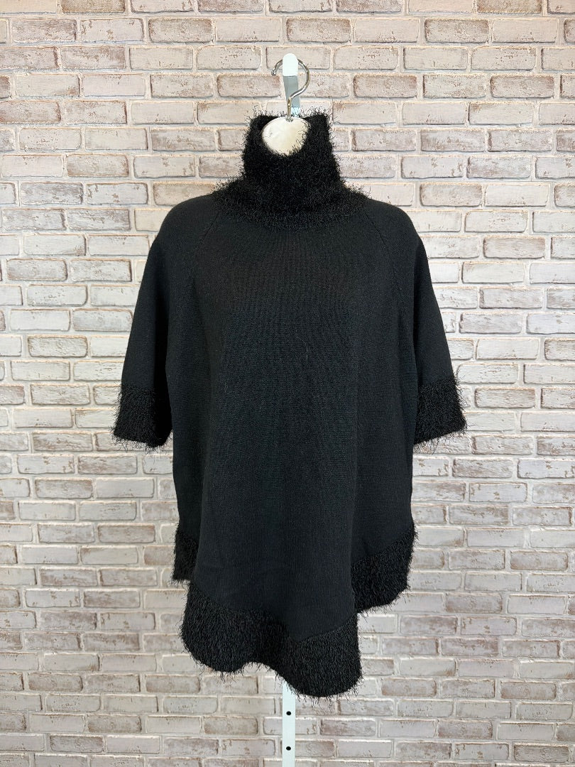 Minkas Sweater, Black, L/XL, New With Tags