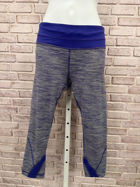 Lululemon Leggings, blue/purple multi, 4, Used - Good