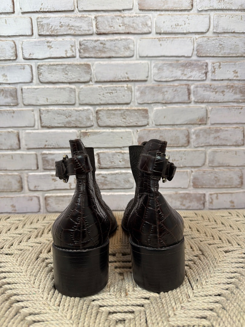 Brighton Booties, Brown, 10, Used - Good