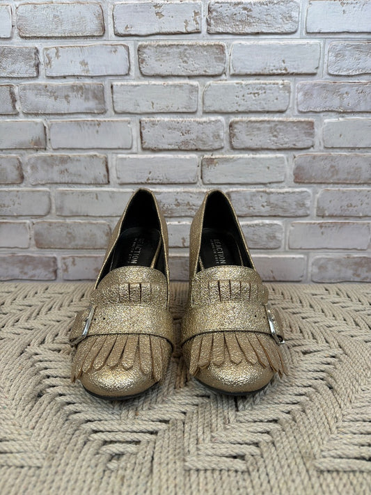 Kenneth Cole Reaction Loafer heels, Gold, 7.5, Used - Good
