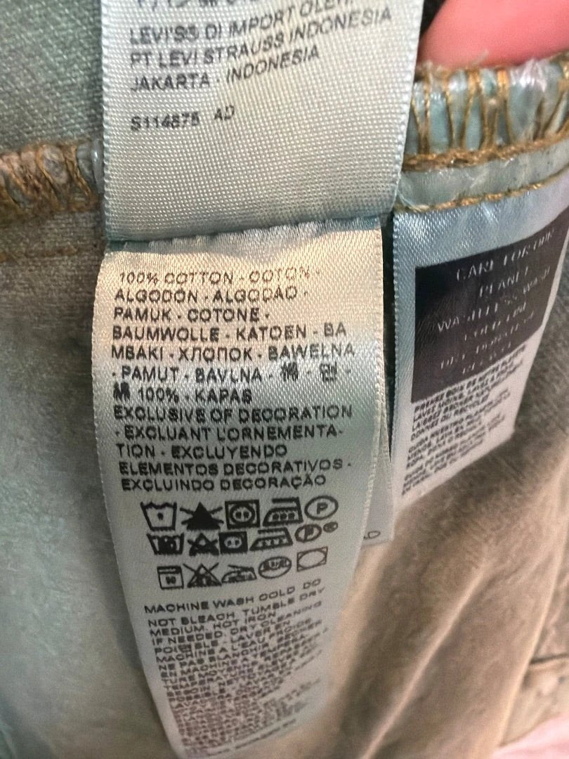 Levi's Matching Set – Green, Size Small – New With Tags Condition