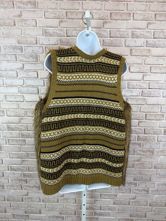 Xhilaration Vest, brown multi, XL, Used - Good