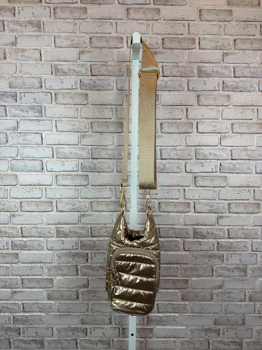 Wanderfull Crossbody, Gold, One Size, Used - Excellent