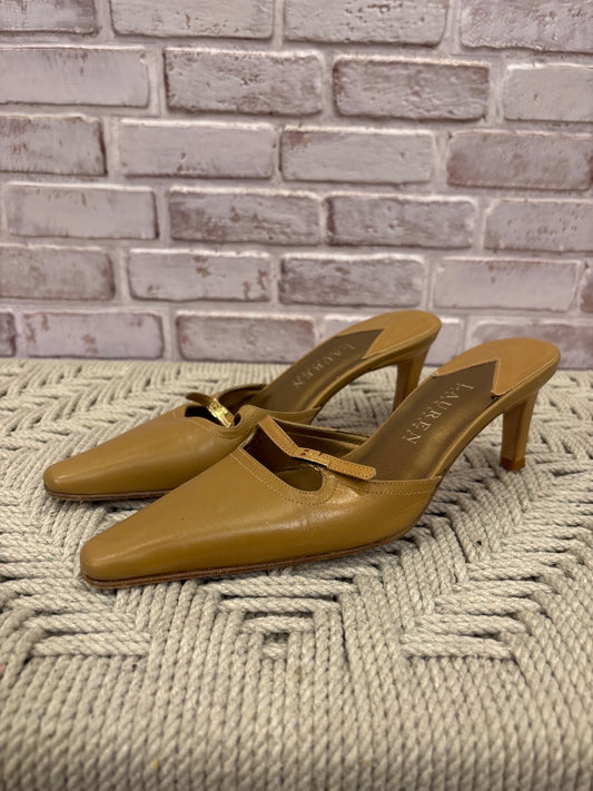 Ralph Lauren Heels, Beige, 6, Used - Fair