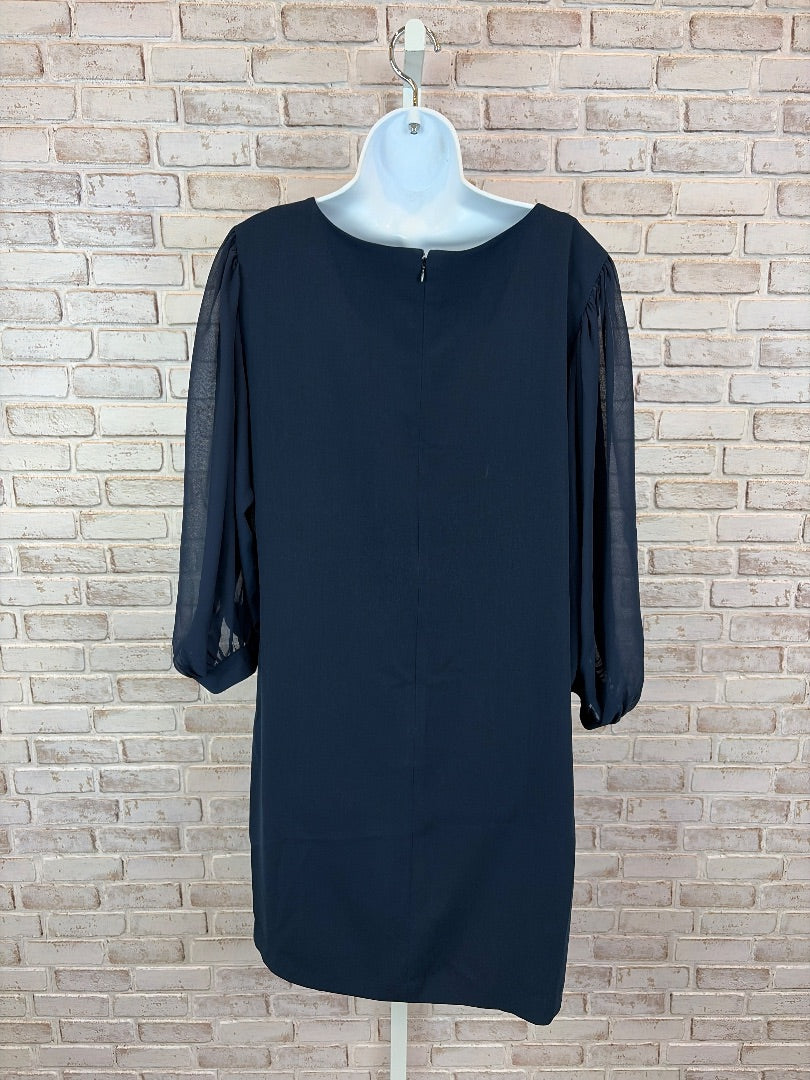 Ann Taylor Dress, Navy, 12, Used - Good