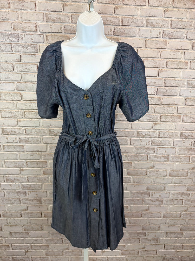 Ava James Dress, Blue, Medium, New With Tags