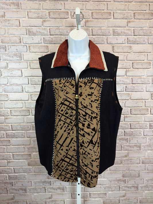 KD spring Vest, Multi, Large, New With Tags