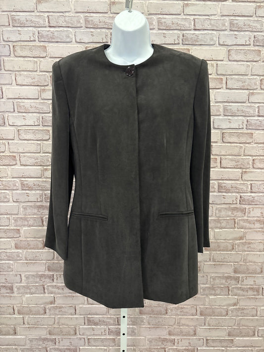 Jones New York Blazer, Slate grey, 8, Used - Good