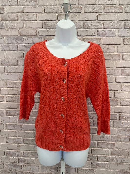 Levis Cardigan, Orange, Large, Used - Good