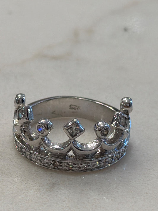 Various 925 sterling Ring, Silver, One Size, Used - Good