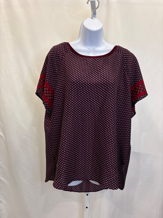 Various Shirt, Maroon multi, Large