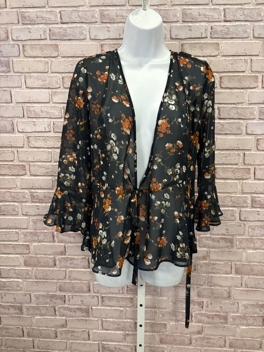 Lumiere Shirt, Green floral, Small, Used - Good