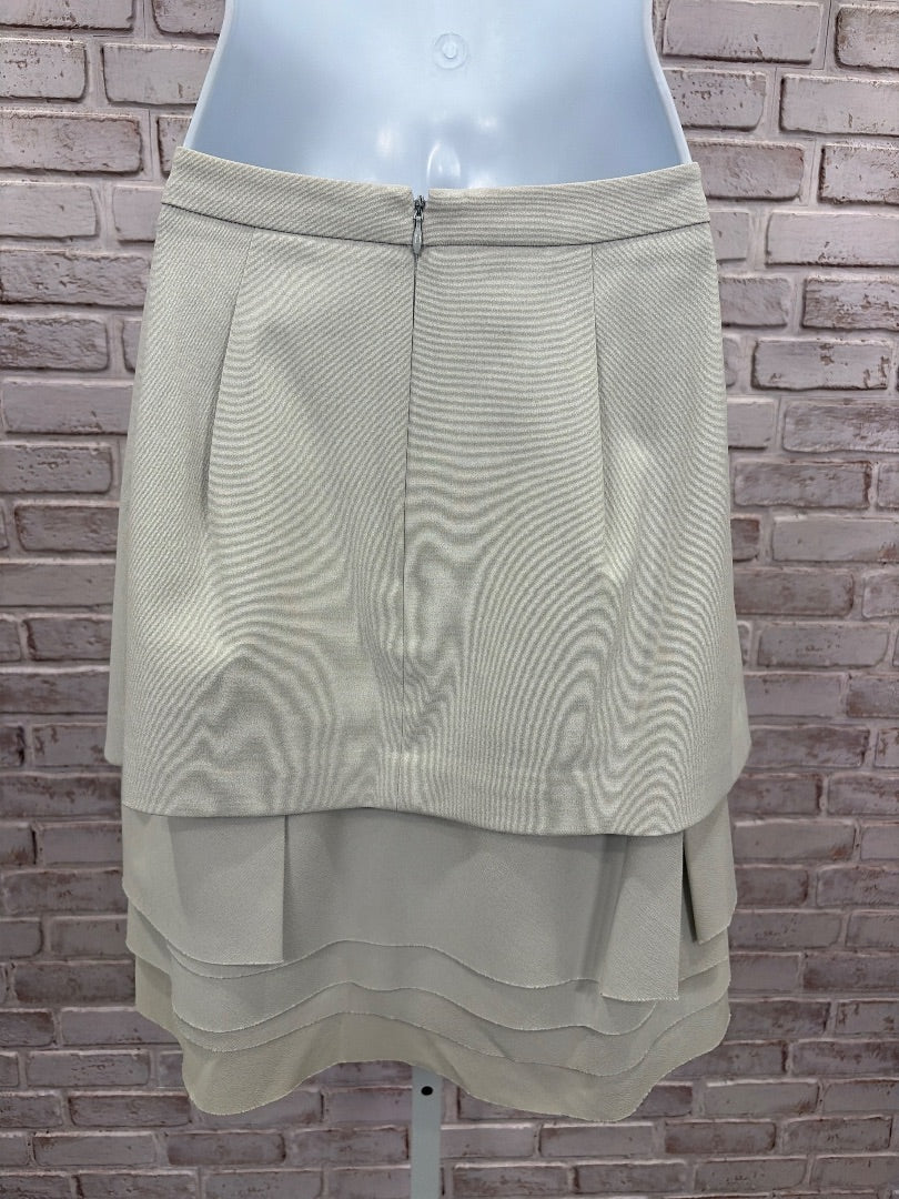 Bcbgmaxazria Skirt, Khaki, 4, Used - Good