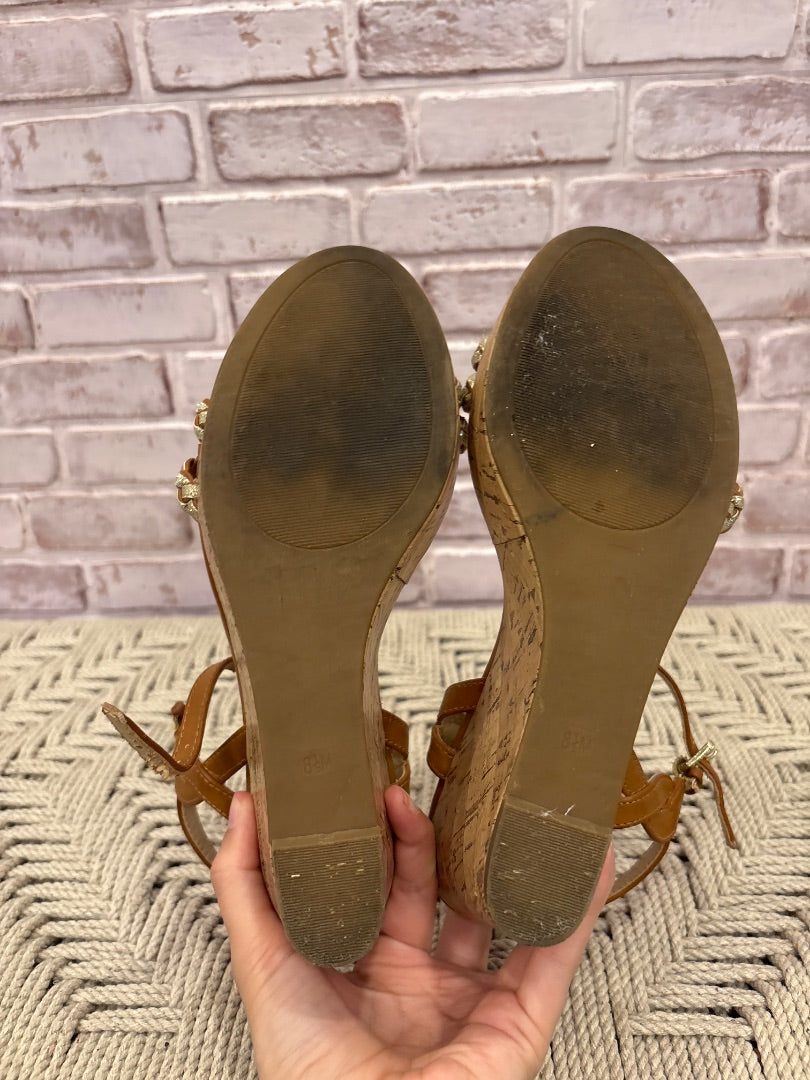 Unisa Heels, Tan/gold, 8.5, Used - Good