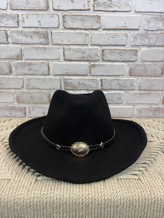 Stetson Cowgirl hat, Black, Medium, Used - Good