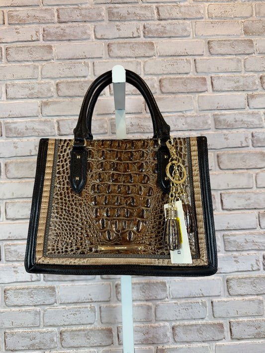 Brahmin Handbag, Brown/black, One Size, New With Tags