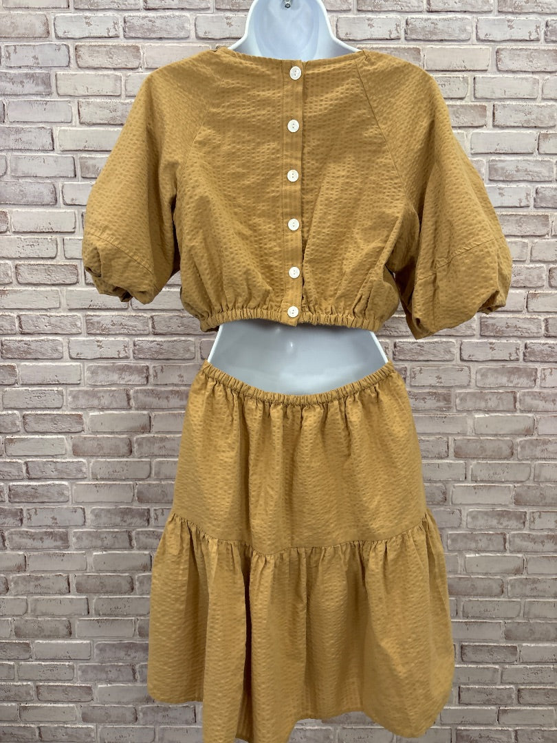 Madewell Dress, Yellow, Small, Used - Good