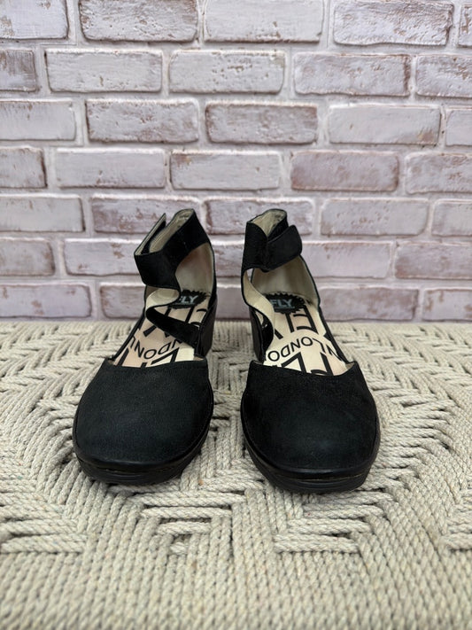 Fly London Sandals, Black, 39, Used - Good