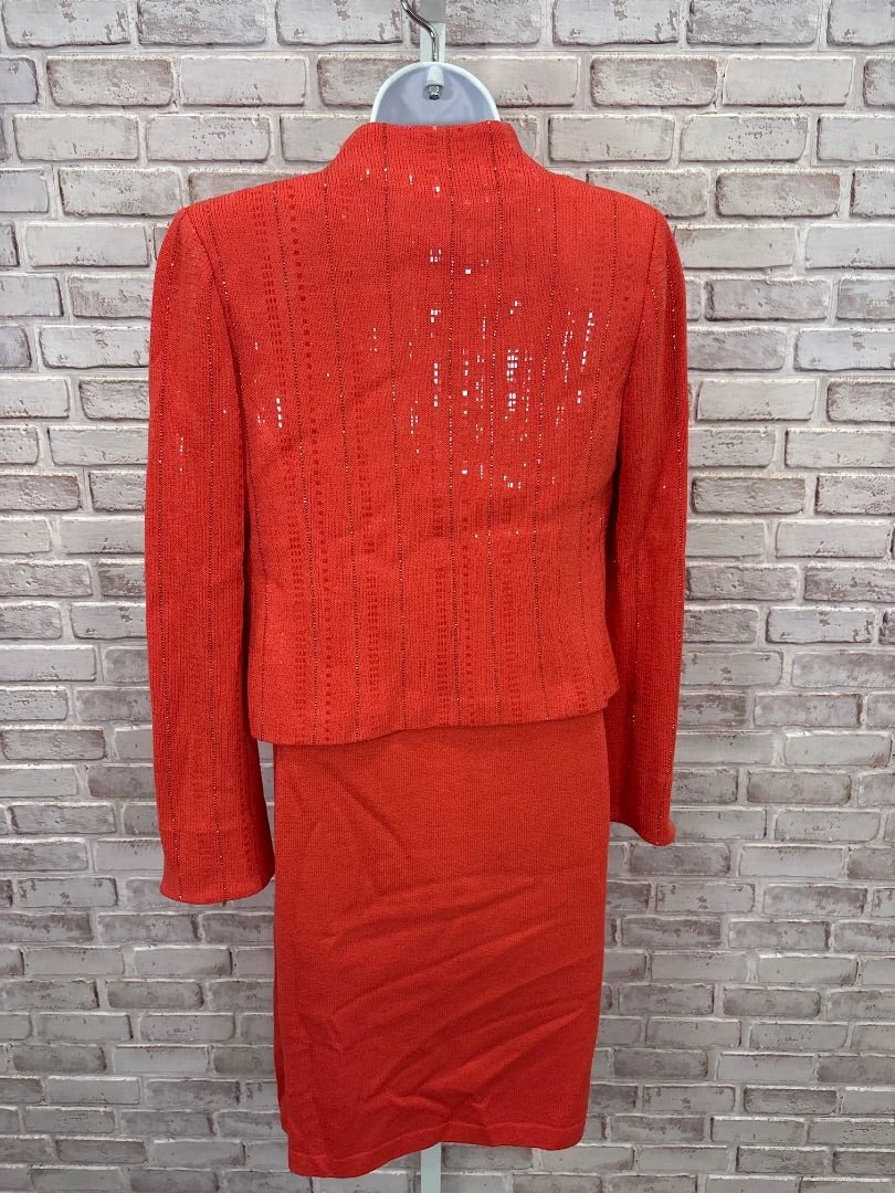 St John Evening Matching Clothing Set – St John Evening Matching Clothing Set, Coral, Small/2, Used - Excellent [Live 2.10]