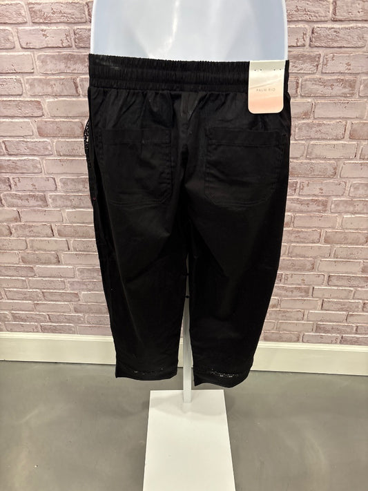 Palm Rio Pants, Black, Small, New With Tags