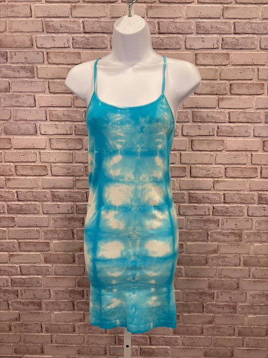 Various Dress, Blue tie dye, Small, Used - Good