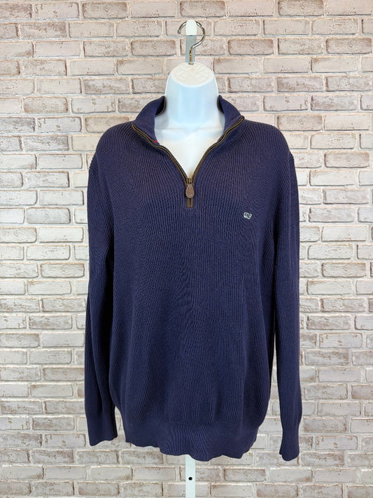 Vineyard Vines Quarter Zip Sweatshirt, Navy, Small, Used - Excellent