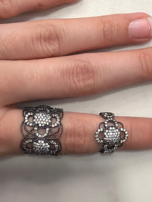 Various Sterling Ring, Silver, Used - Excellent