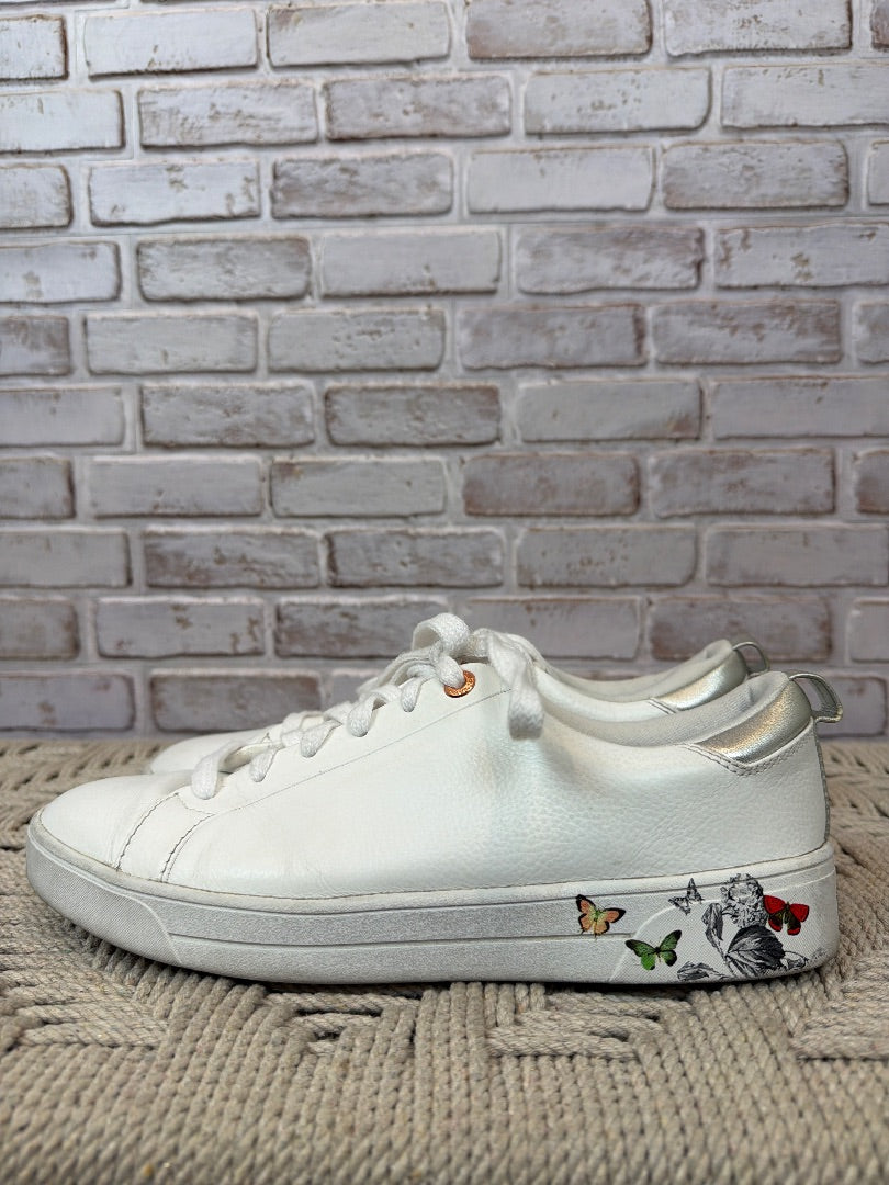 Ted Baker Mispir Low-top Sneakers, White multi, 9, Used - Good
