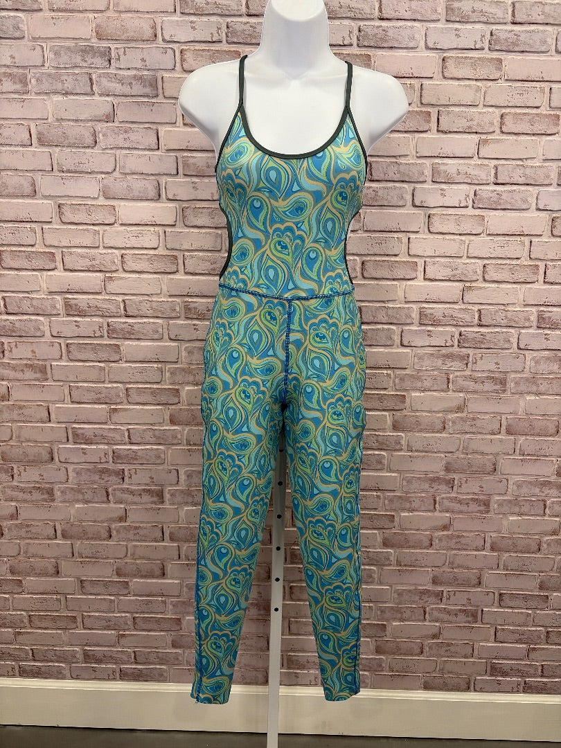 Seca Jumpsuits, Blue multi, Medium, Used - Good