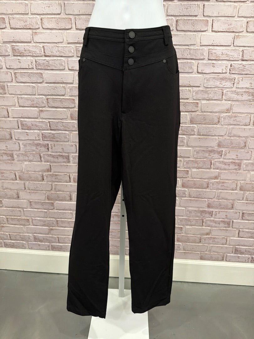 Karl Lagerfeld Pants, Black, 14, Used - Good