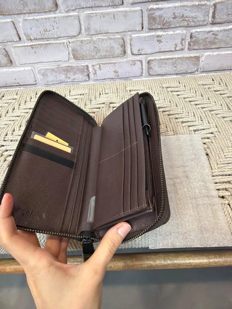 Braun Buffel Accessory - Wallet – Braun Buffel Wallet, Brown/plum, One Size, Brand New