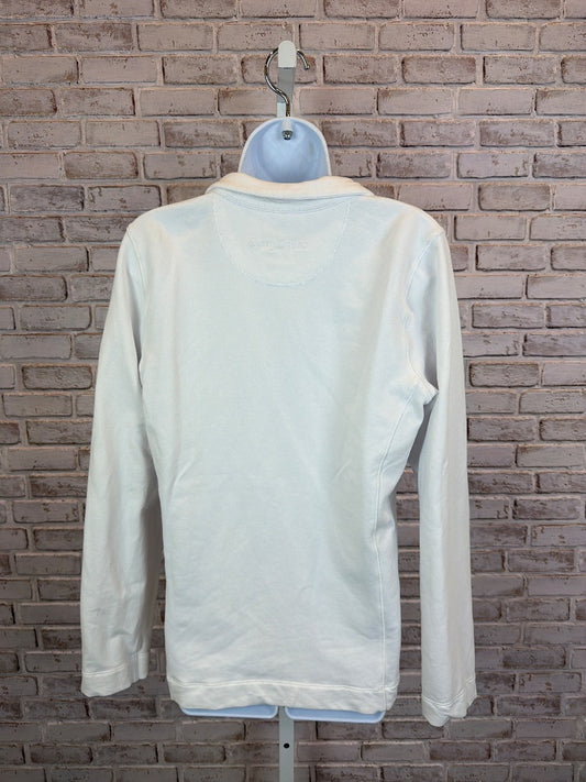 Tommy Bahama Sweatshirt, White, Medium, Used - Good
