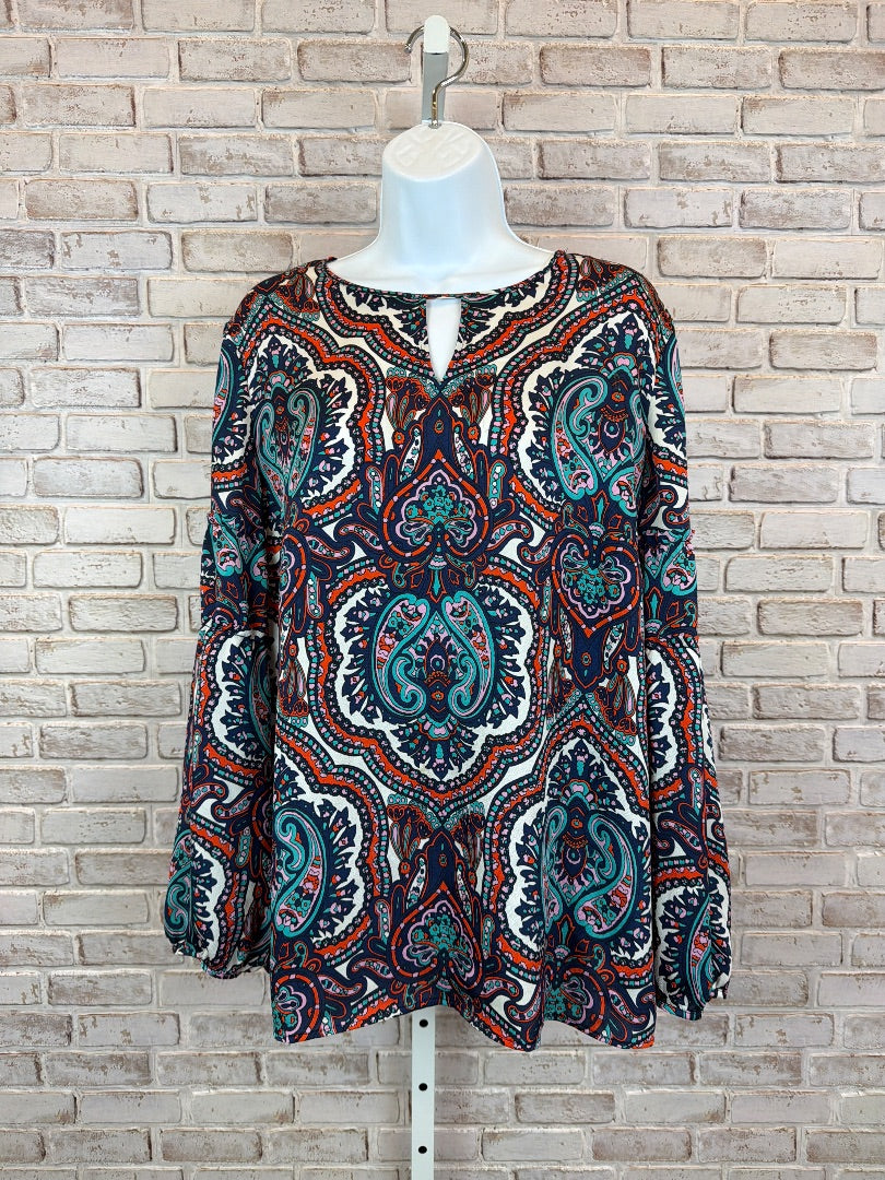 Talbots Shirt, Multi, XL, Used - Good