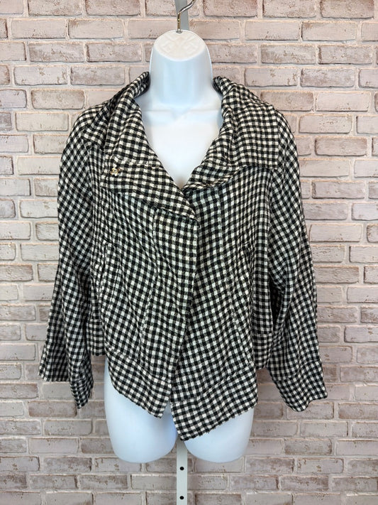 Alembika Jacket, Black/white gingham, Large, Used - Excellent