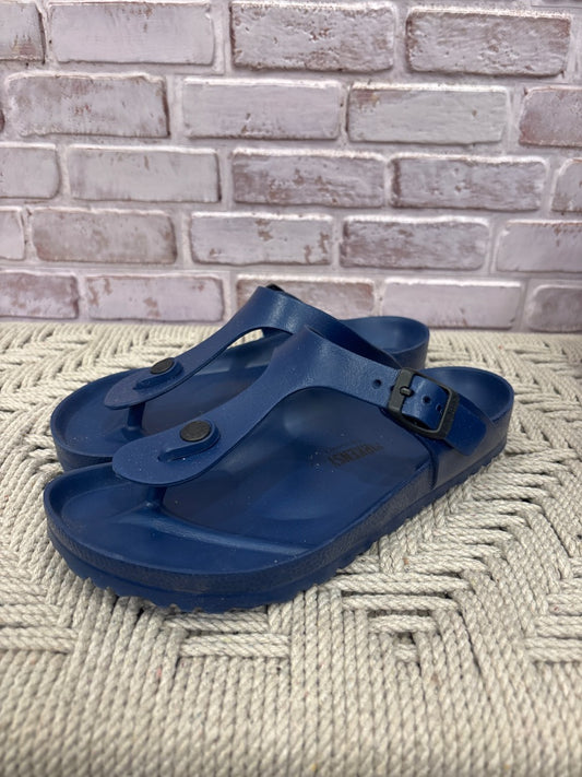 Birkenstock Sandals, Navy, 7, Used - Good