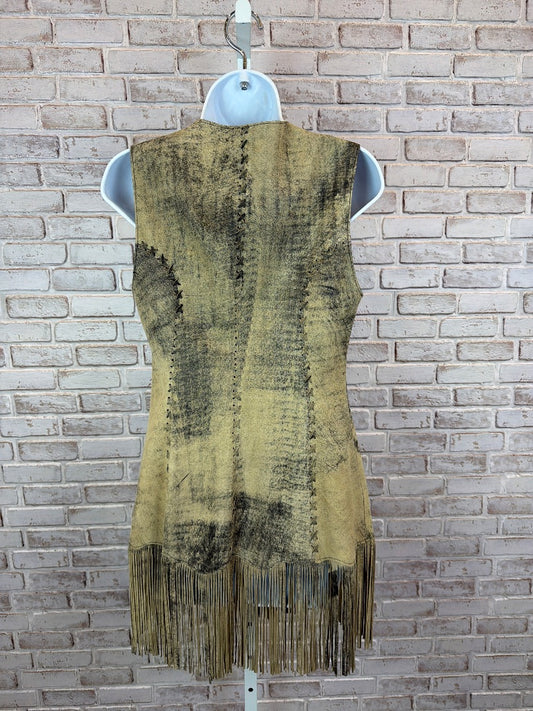 Tribe America Vest, Tan, Small, Used - Good