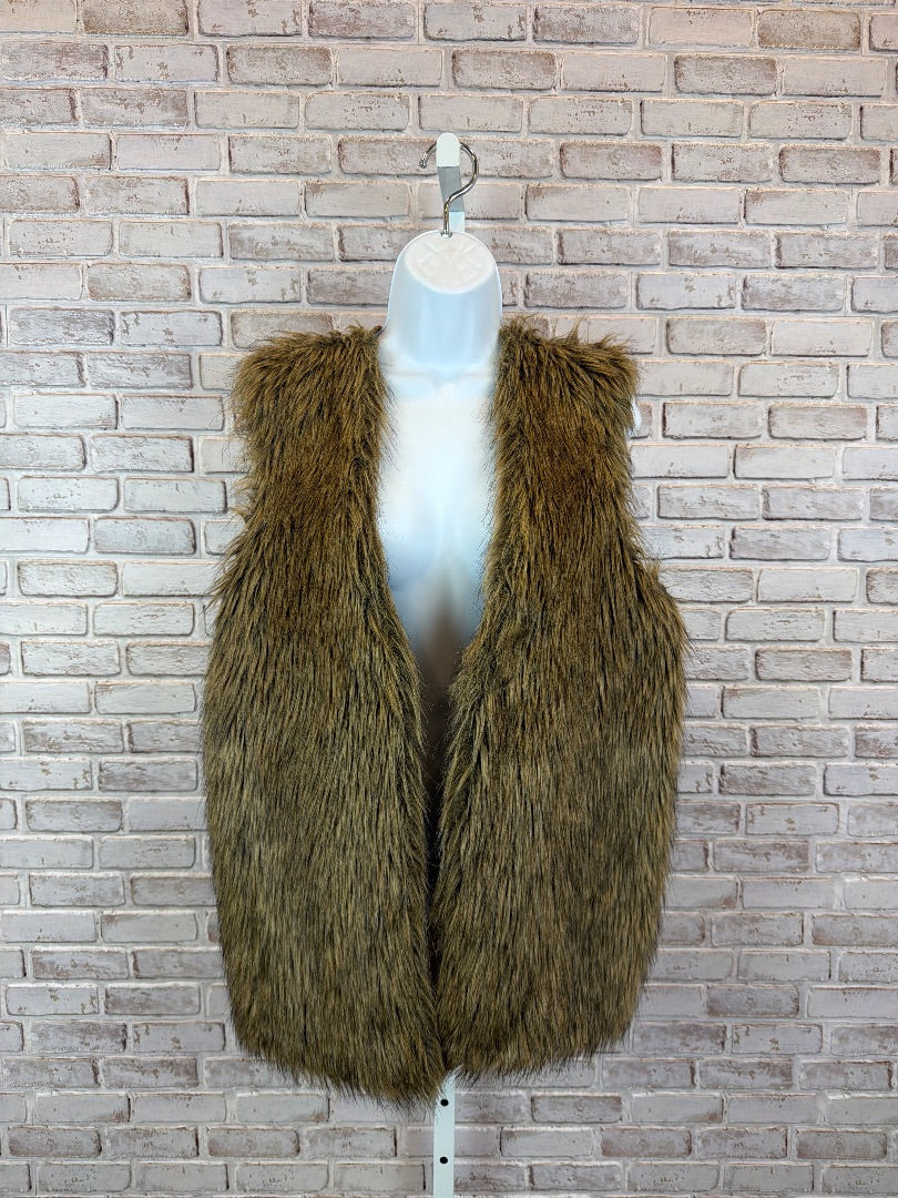 Xhilaration Vest, brown multi, XL, Used - Good