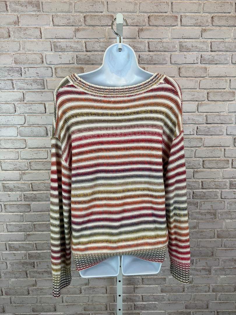 Ces Femme Sweater, Multi stripes, Medium, Used - Good