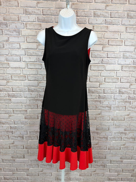 Joseph Ribkoff Dress, Black/red, 6, Used - Excellent