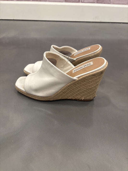 Steve Madden Heels, White, 9, Used - Good