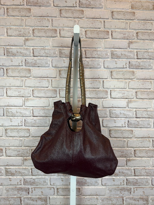 Miel Handbag, Burgundy, One Size, Used - Excellent