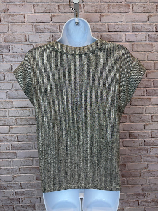 White House Black Market Shirt – Silver, XS – Excellent Condition