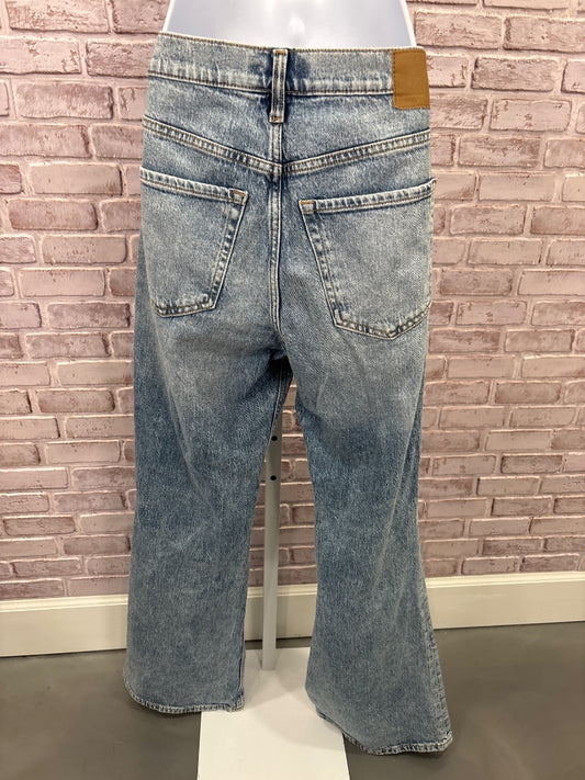 Aeropostale High Rise Flare Jeans, Denim, 8R, Used - Good