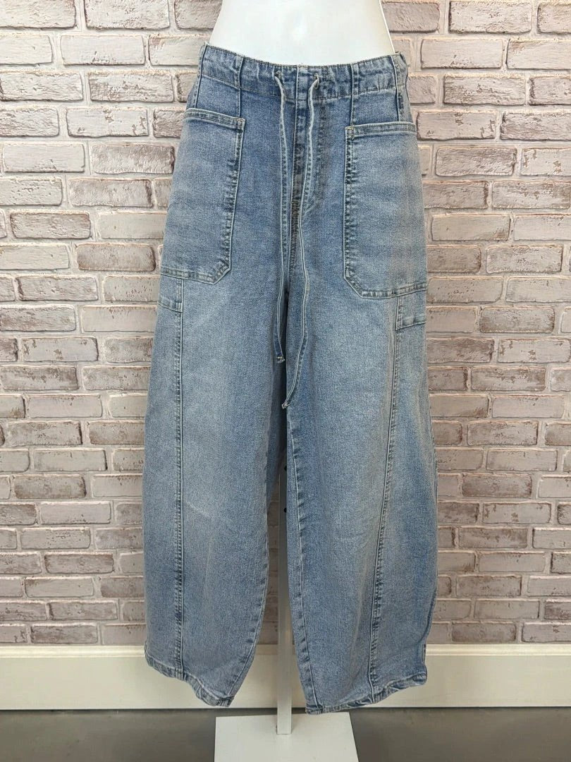 Denim Bottom Jeans – Blue, Size 8 – New With Tags Condition