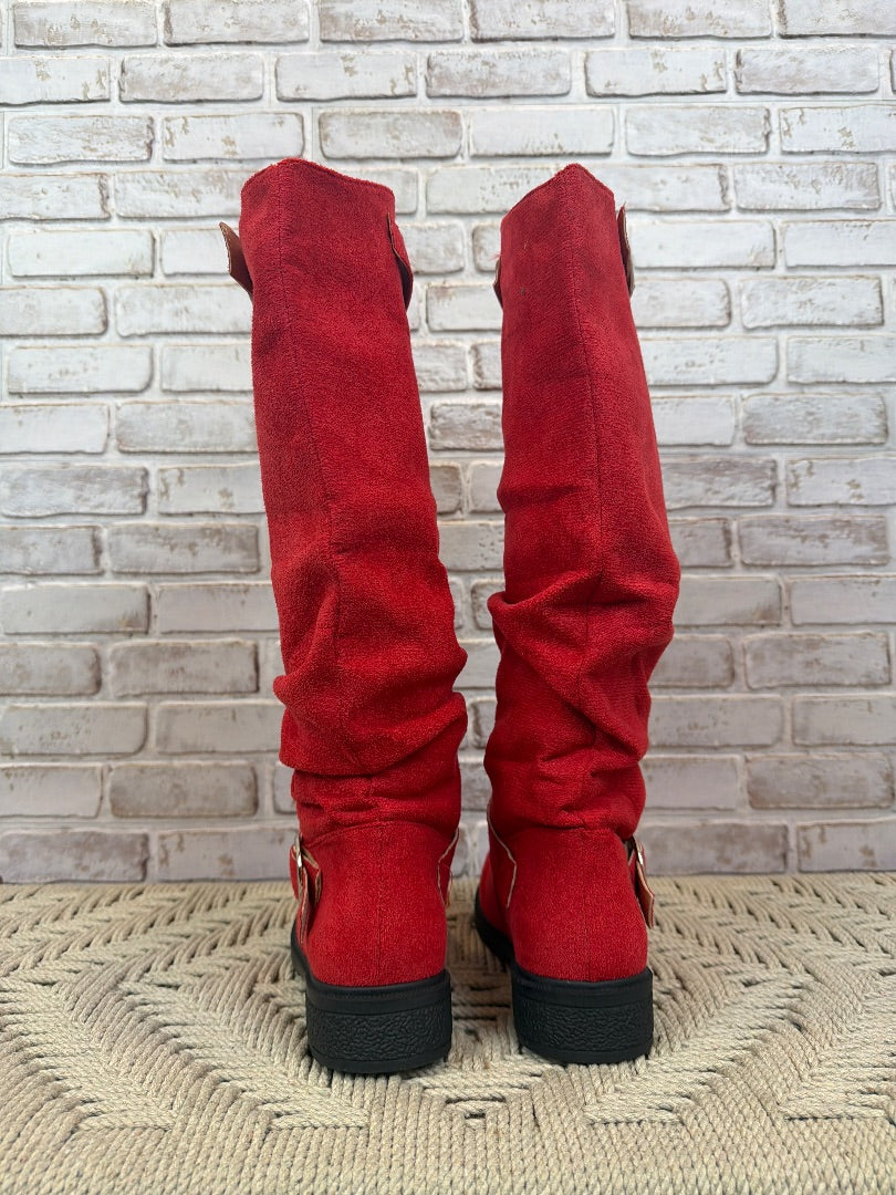 Various Boots, Red, 40, Used - Excellent