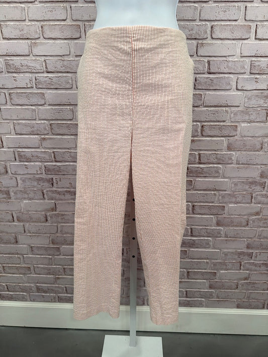 Eliane Rose Pants, white/pink stripes, 12, Used - Good