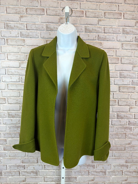 Ellen Tracy Wool Jacket, Green, 6, Used - Good